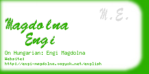 magdolna engi business card